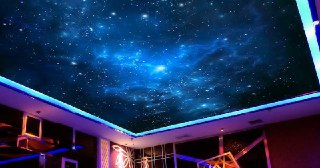 Натяжной потолок звездное небо Кумертау, цена от 5384 руб.