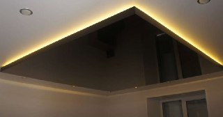 Натяжной потолок с подсветкой Кумертау, цена от 2162 руб.