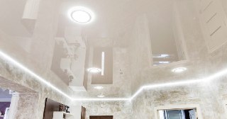 Натяжной ПВХ потолок Кумертау, цена от 2162 руб.